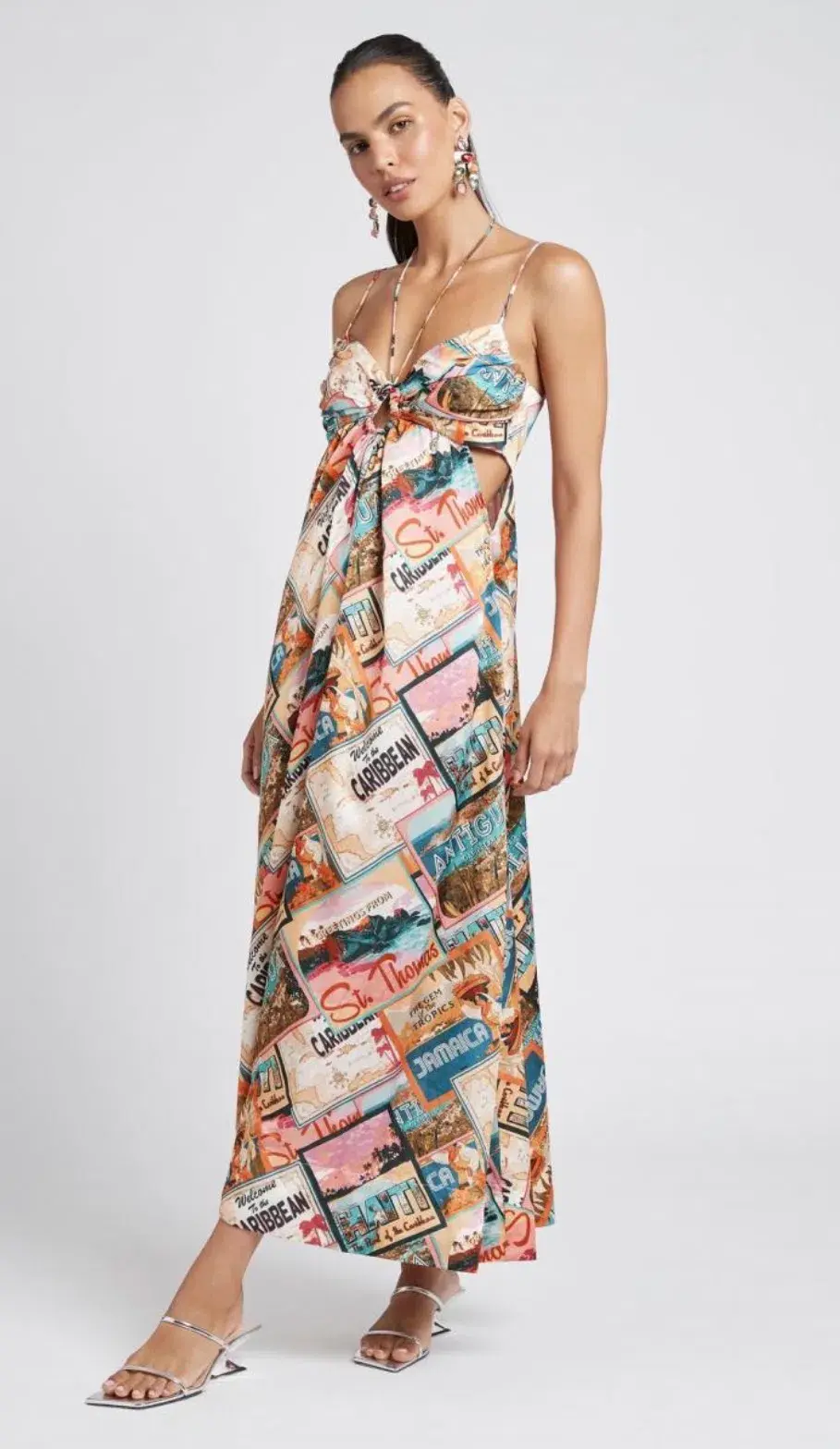 Sheike Caribbean Queen Dress Print Size 10  for rent on The Volte - main image