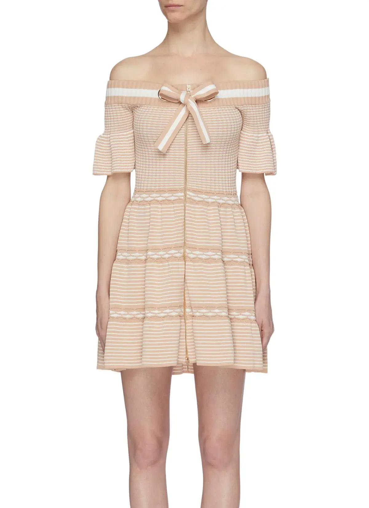 Alice Mccall Don’t Forget About Me Knit Dress Nude Size 10 - Image 2
