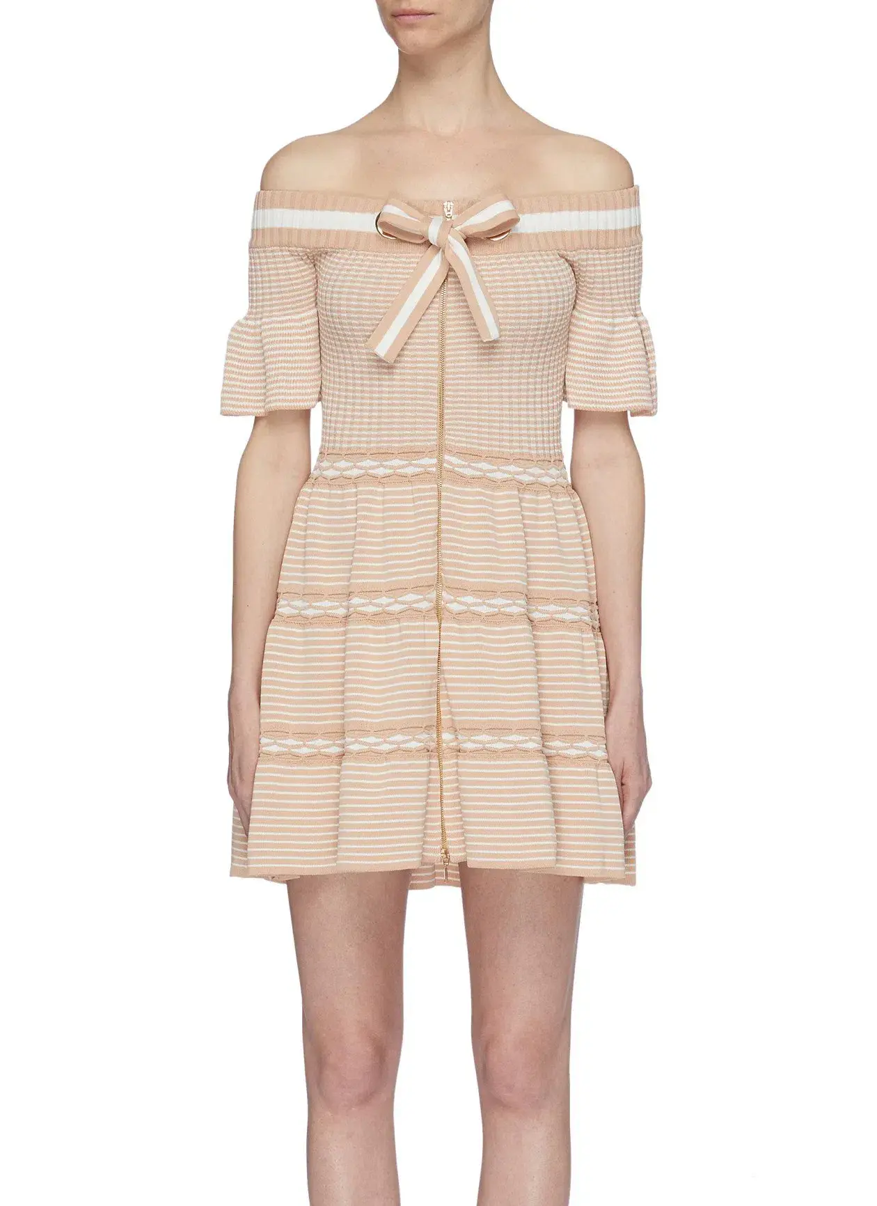 Alice Mccall Don’t Forget About Me Knit Dress Nude Size 10 - Image 2