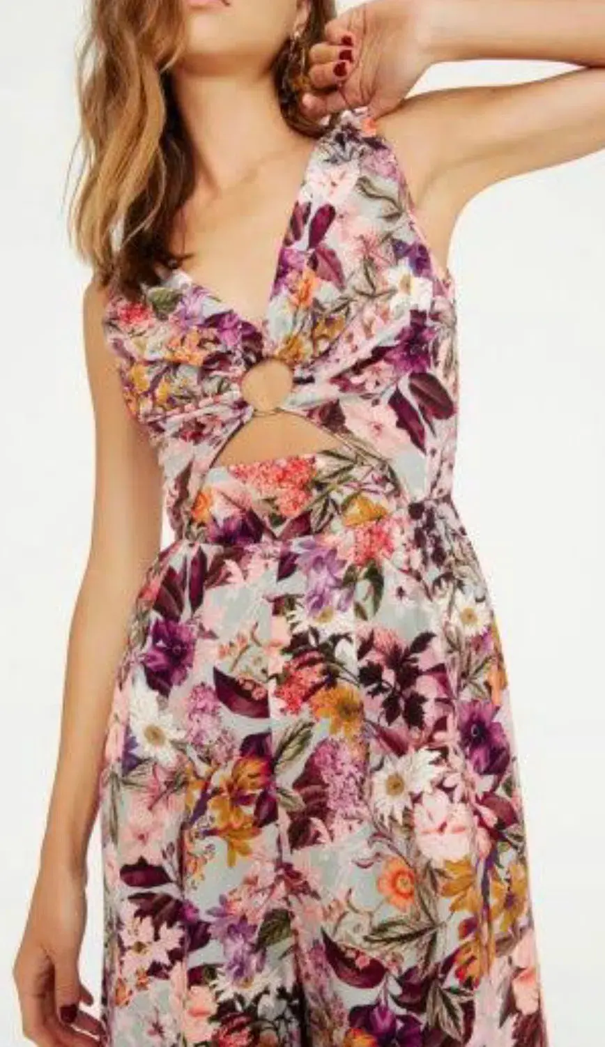 Sheike Hannah Floral Jumpsuit  Size 8 - Image 2