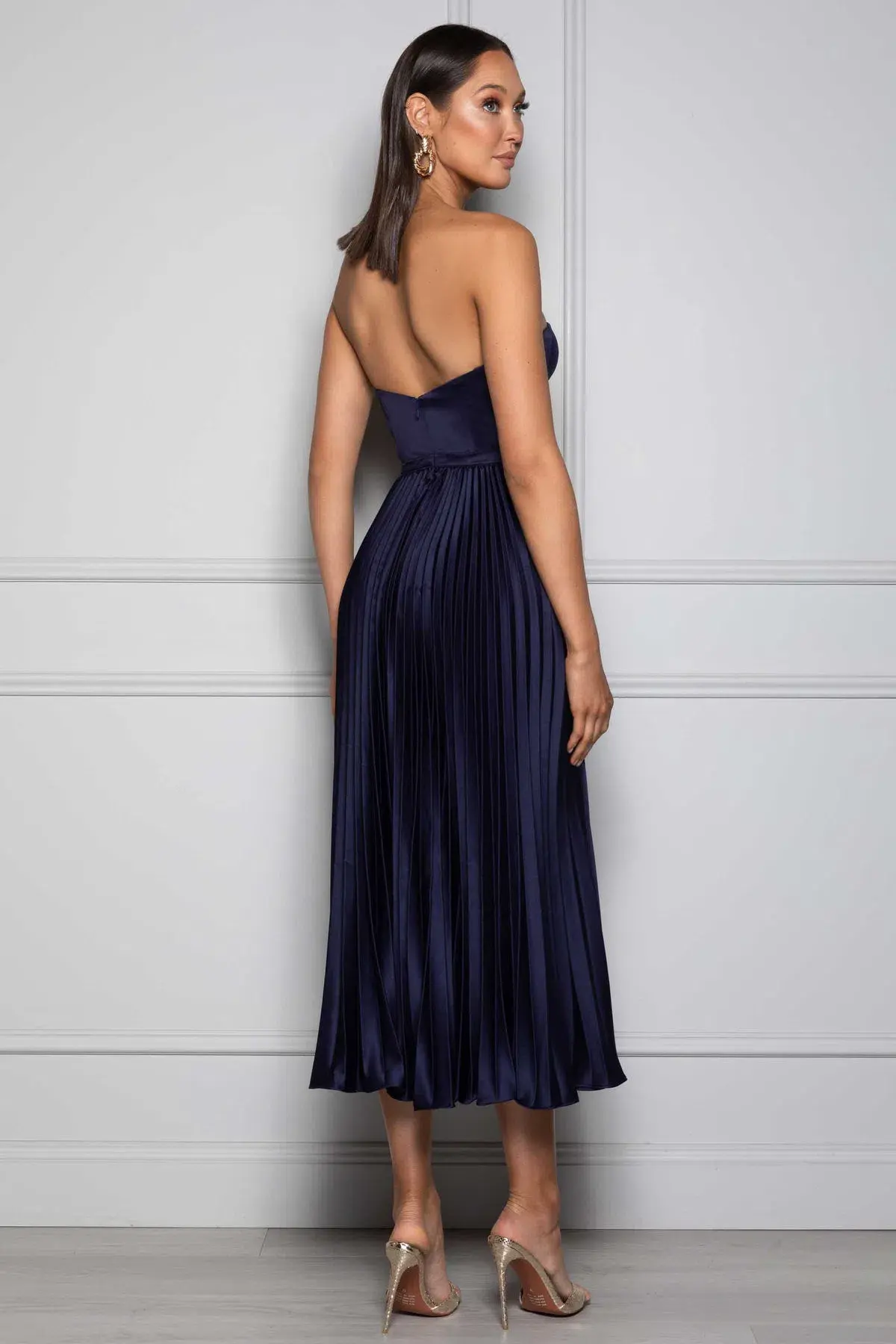 Elle Zeitoune Milan Dress Navy Size 12  - Image 3