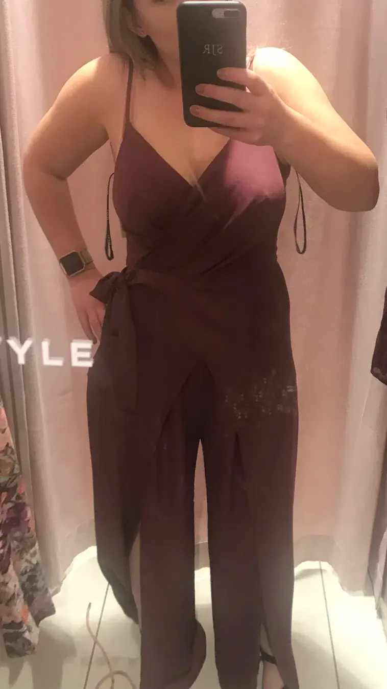 Sheike  Miracle Jumpsuit Mulberry Size 10 - Image 2