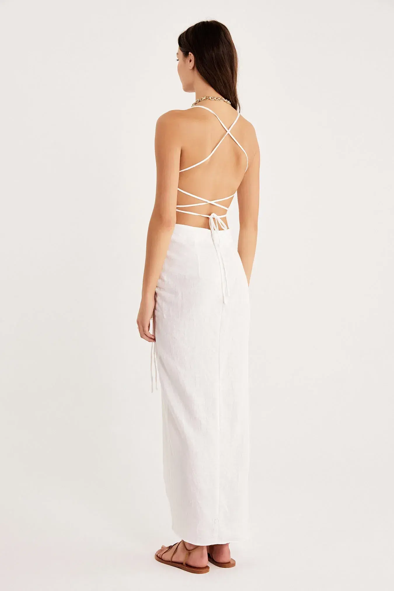 Rumer the Label Loulou Maxi Dress White Size M / Au 10 - Image 2