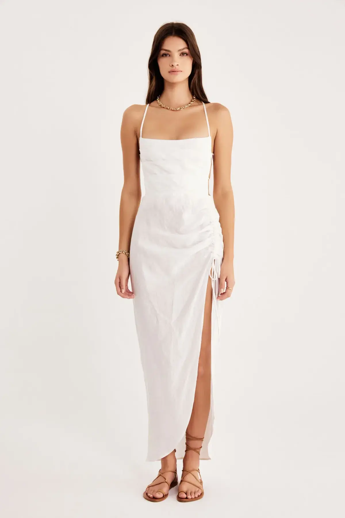 Rumer the Label Loulou Maxi Dress White Size M / Au 10 - Image 1