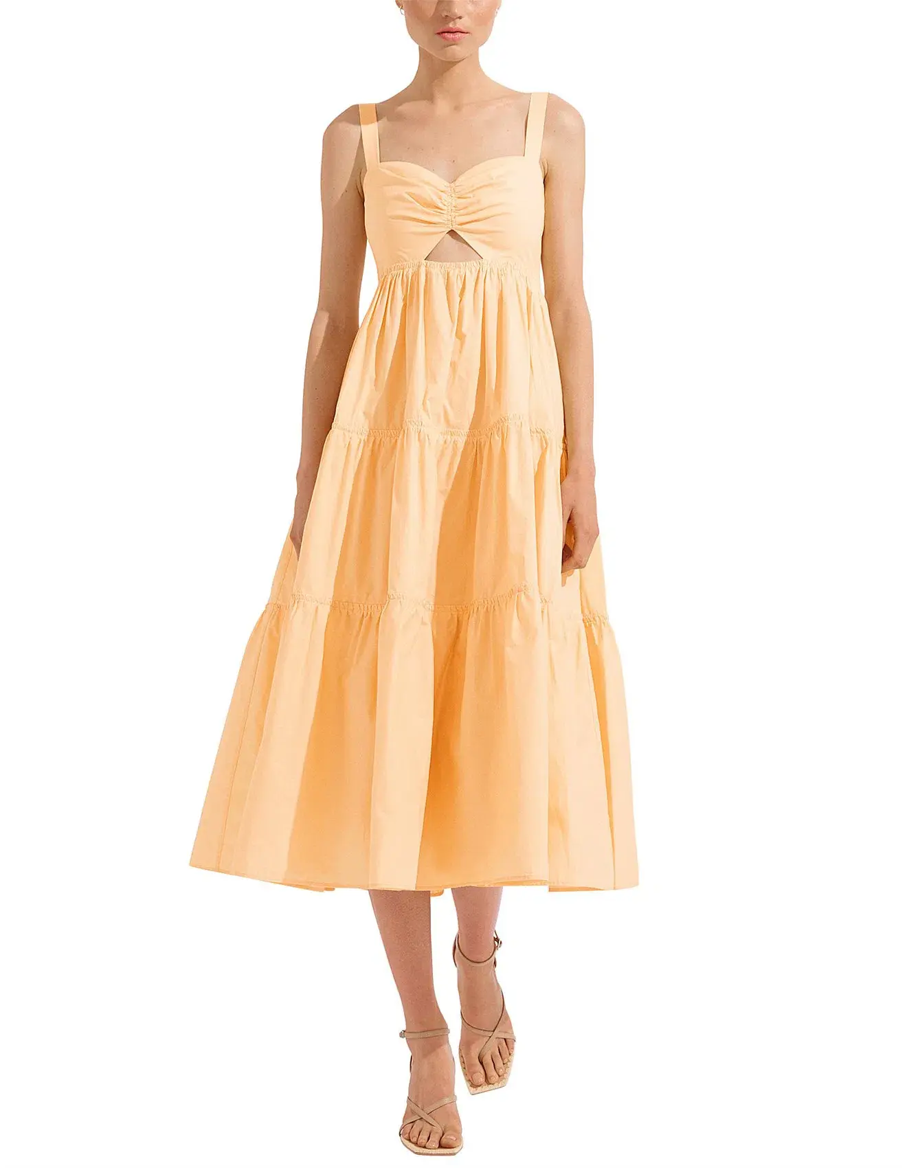 Steele Sorelle Dress Orange Size S - Image 1