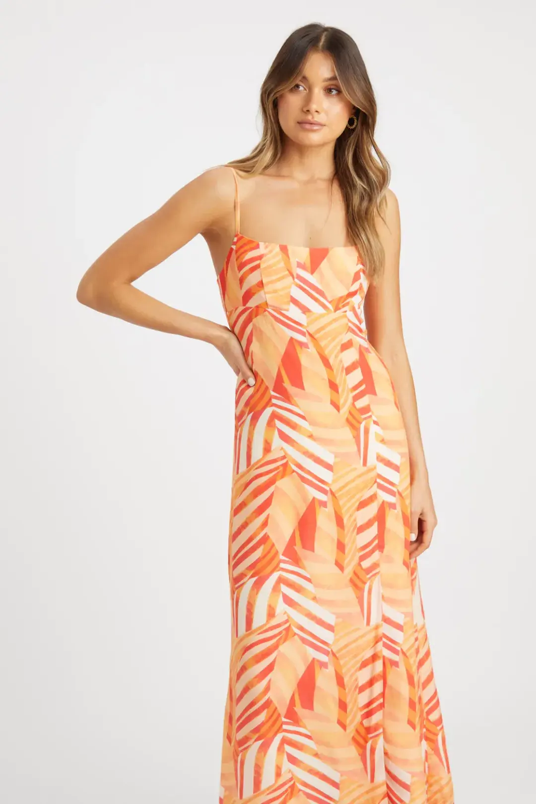 Kookai Vie Slip Dress Orange Size 38 / Au 10 for rent on The Volte - main image