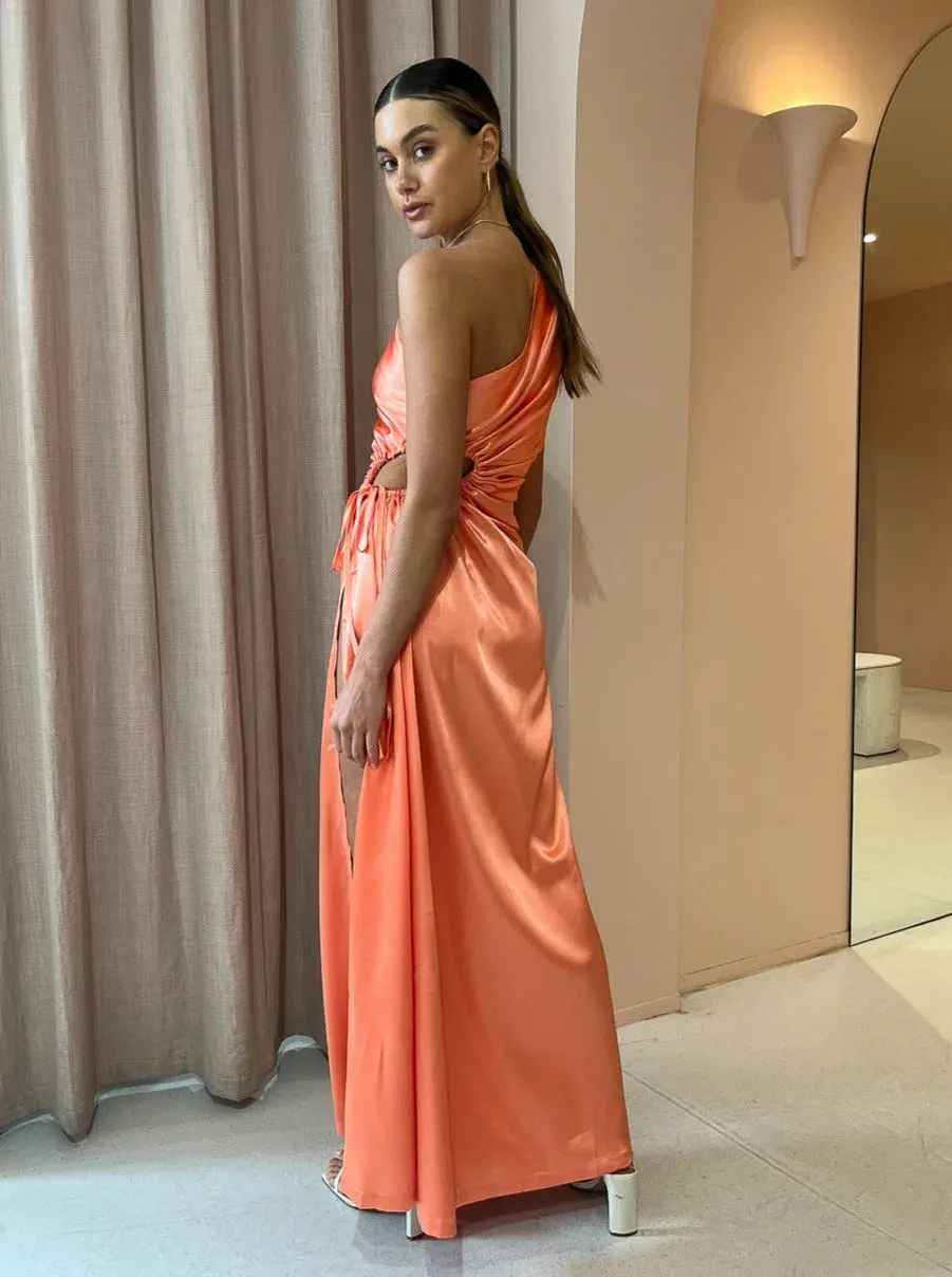 Sonya Moda Nour Maxi Dress Peach Size 6 / XS - Image 3