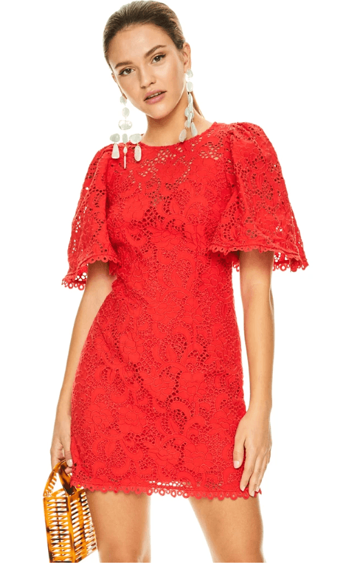 Talulah Roses Are Red Mini Dress size 12 - Image 2