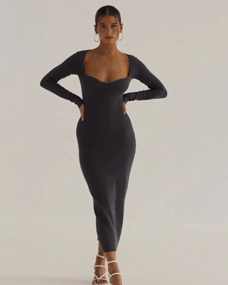 Indian Summer The Label Bella Maxi Dress Slate Size S/Au 8 - Image 1