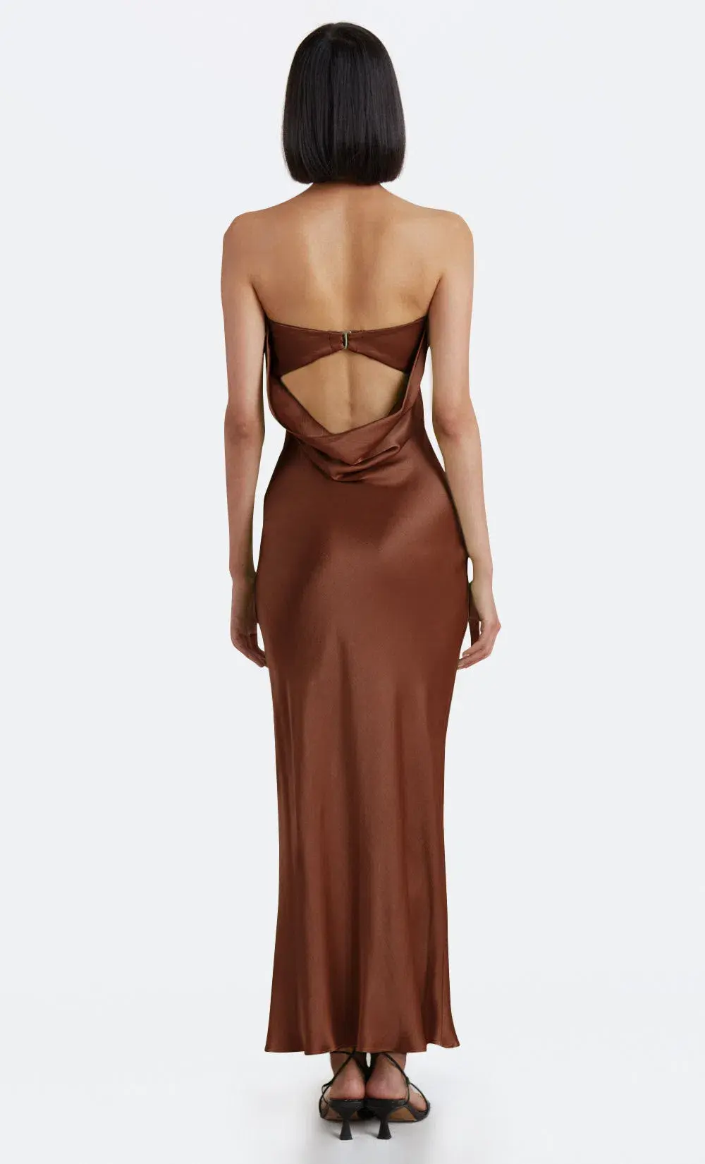 Bec & Bridge Moon Dance Dress Chocolate Size 10  - Image 3