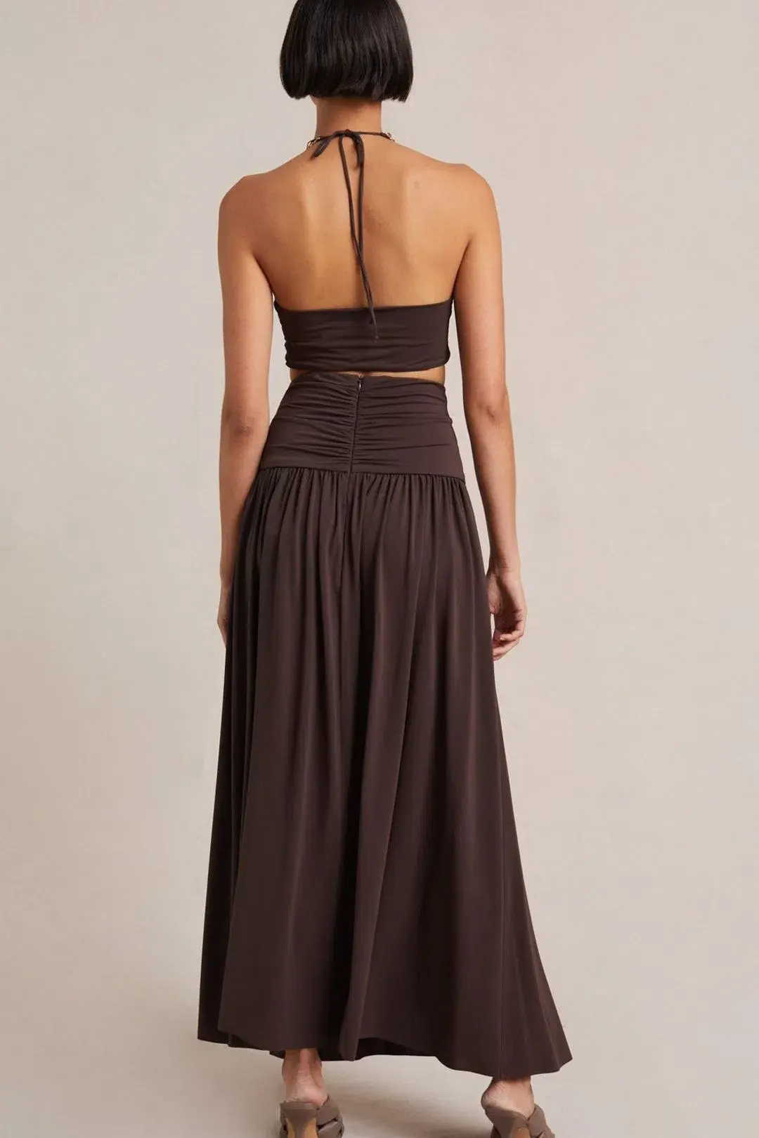 Bec & Bridge Joelene Top and Skirt Set Cognac Size 8  - Image 3
