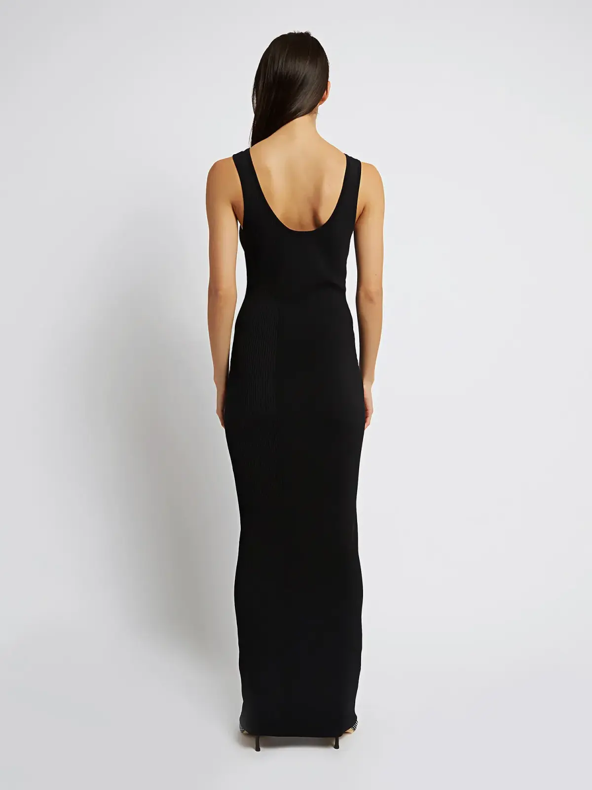 Christopher Esber Crystal Lattice Tank Dress Black Size XXS/AU 4 - Image 4
