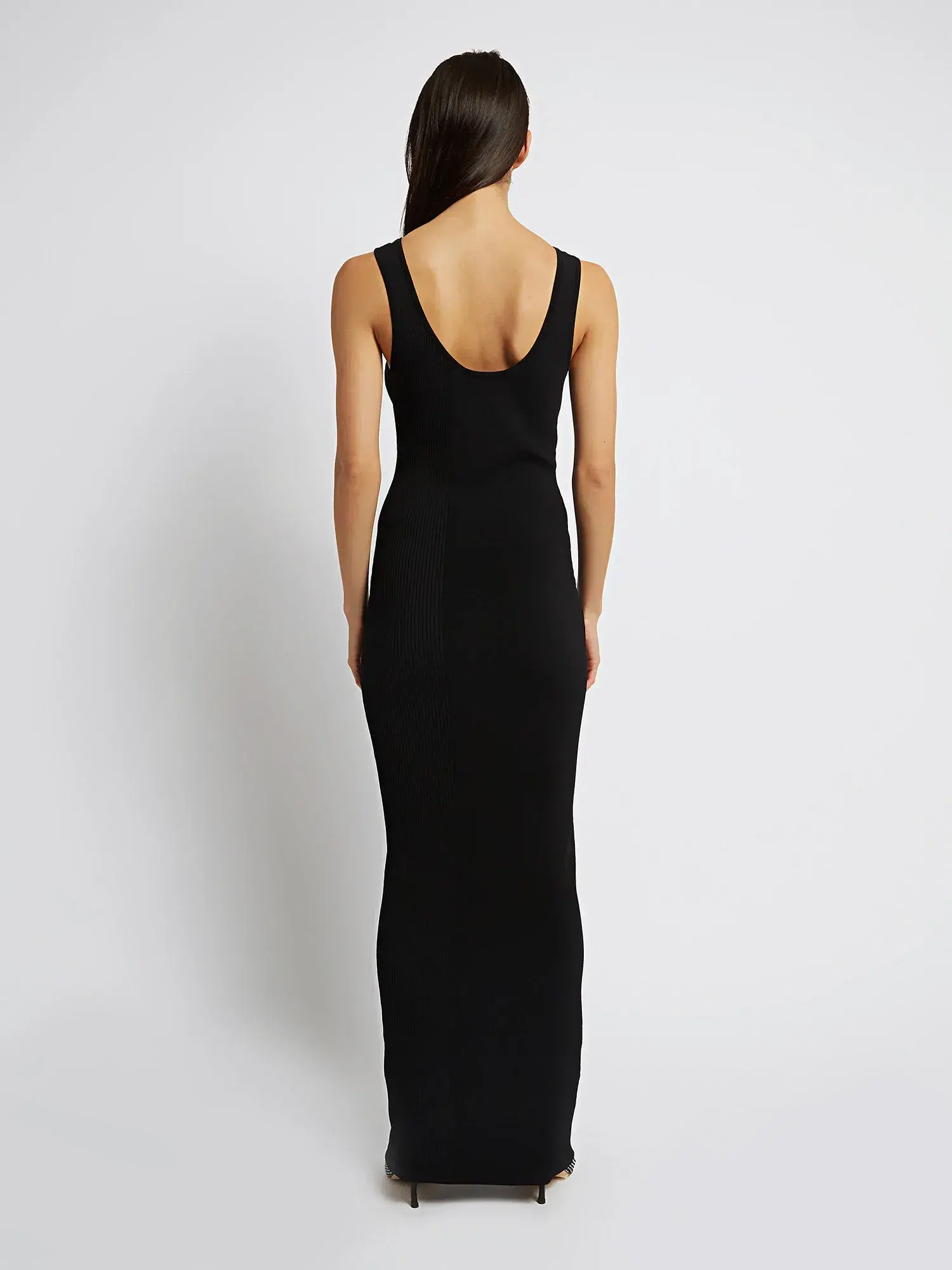 Christopher Esber Crystal Lattice Tank Dress Black Size XXS/AU 4 - Image 4