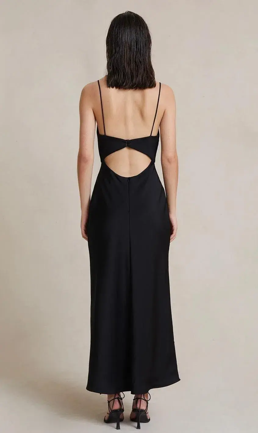 Bec & Bridge Valerie Midi Dress in Black Size 8 / S - Image 3