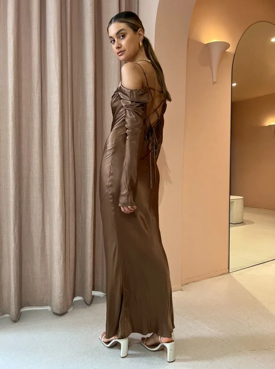 Issy Sereia Dress Copper Size 12 - Image 5