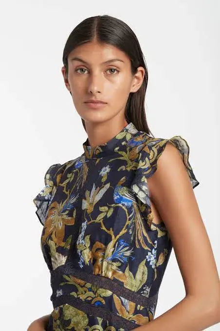 Sir the Label Lilian Tiered Gown Floral Size 0 / Au 6 - Image 2