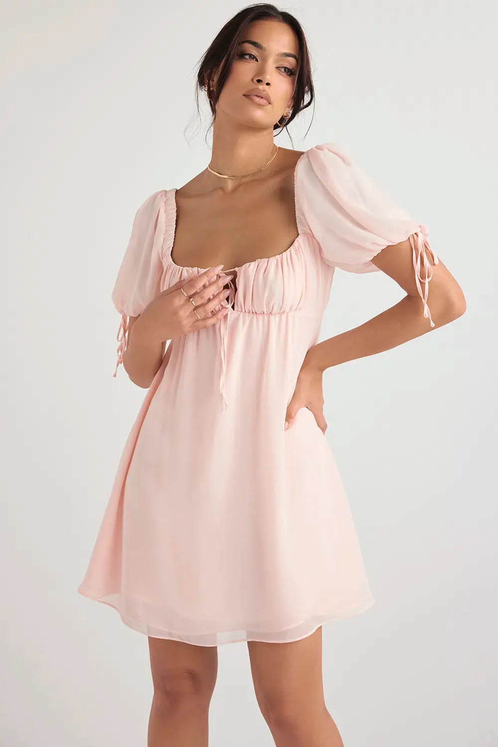 House of CB Princess Mini Dress In Pink Quartz Size 8  - Image 6