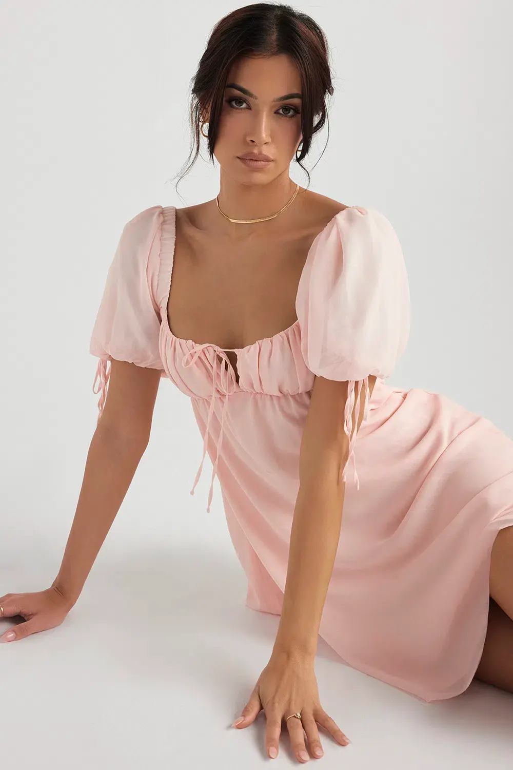 House of CB Princess Mini Dress In Pink Quartz Size 8  - Image 5