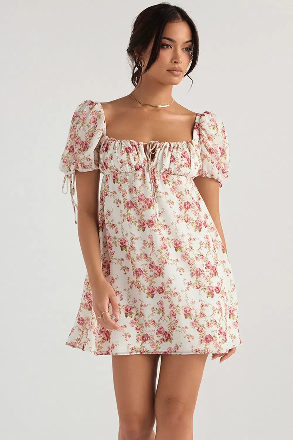 House of CB Princess Mini Dress Floral Size 8 - Image 1