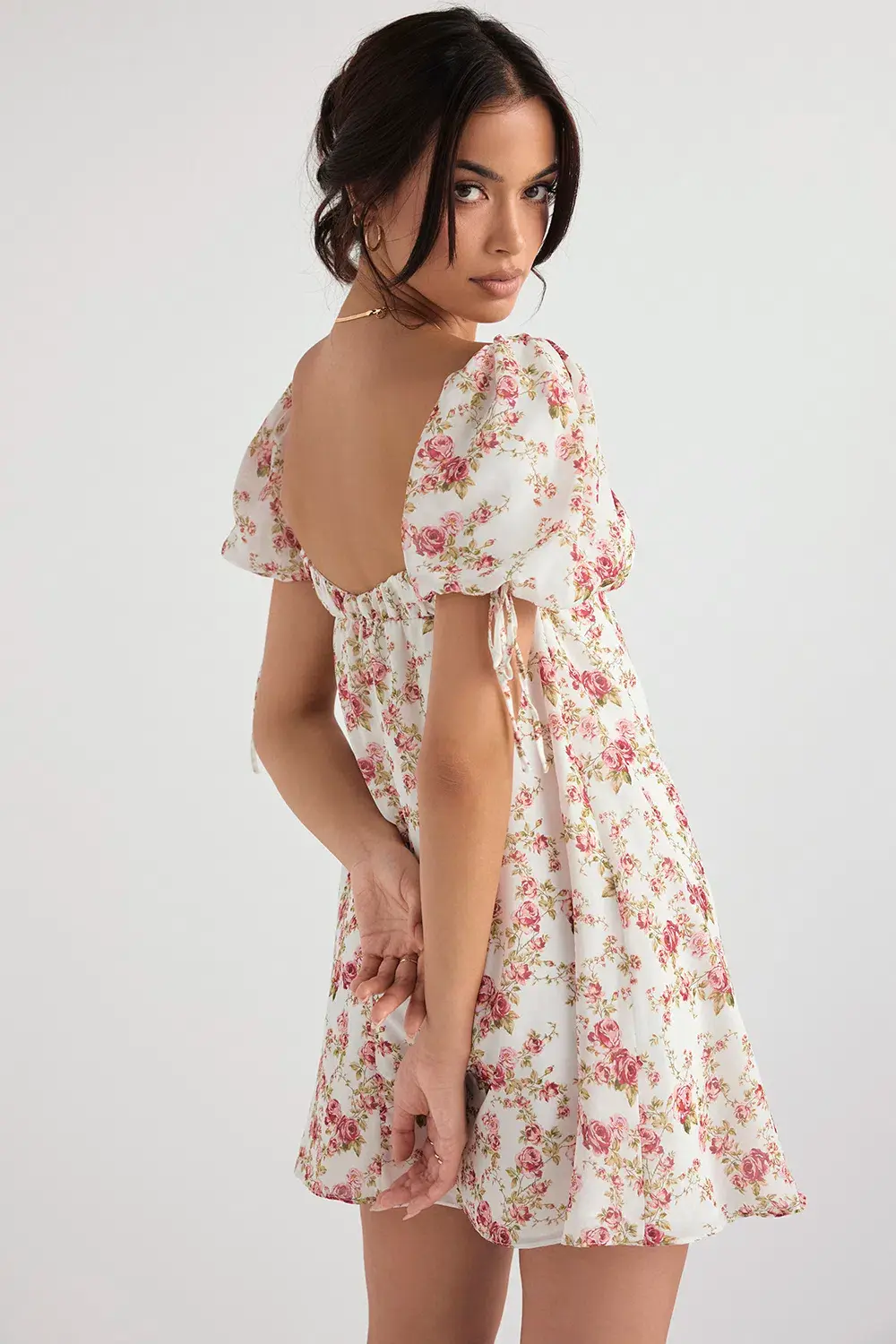 House of CB Princess Mini Dress Floral Size 8 - Image 3