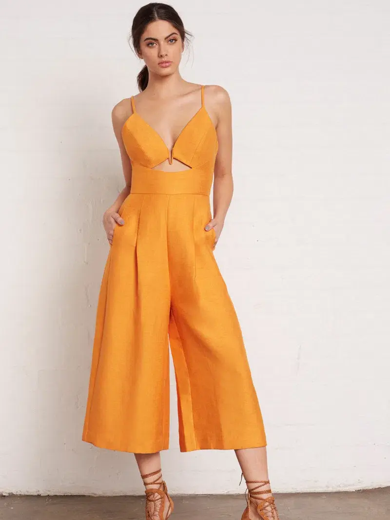 Sheike Oracle Jumpsuit Orange Size 10 - Image 1