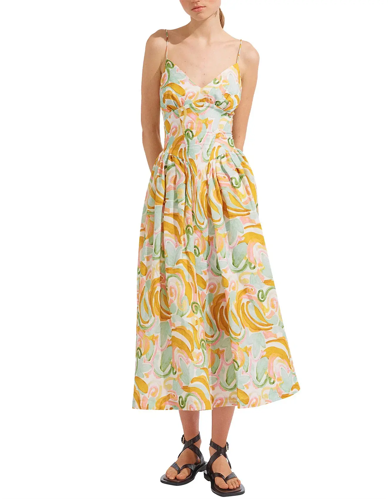 Steele Jasmine Dress Print Size 8 - Image 1