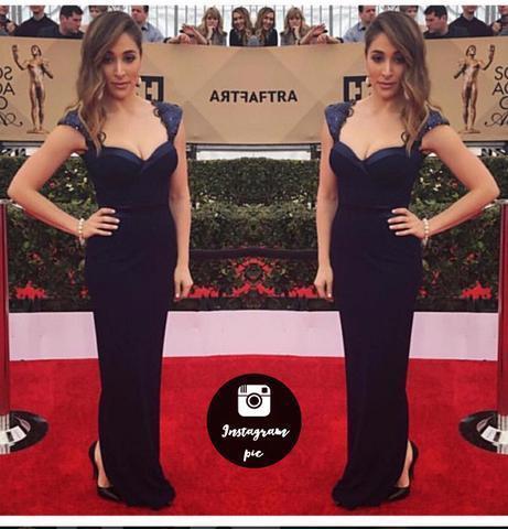 Elle Zeitoune Navy Blue Dolton Dress size 12 for rent on The Volte - main image