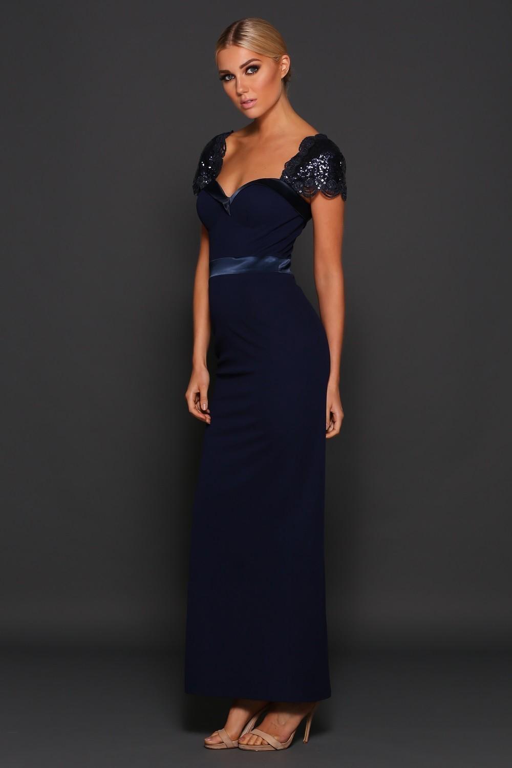Elle Zeitoune Navy Blue Dolton Dress size 12 - Image 1