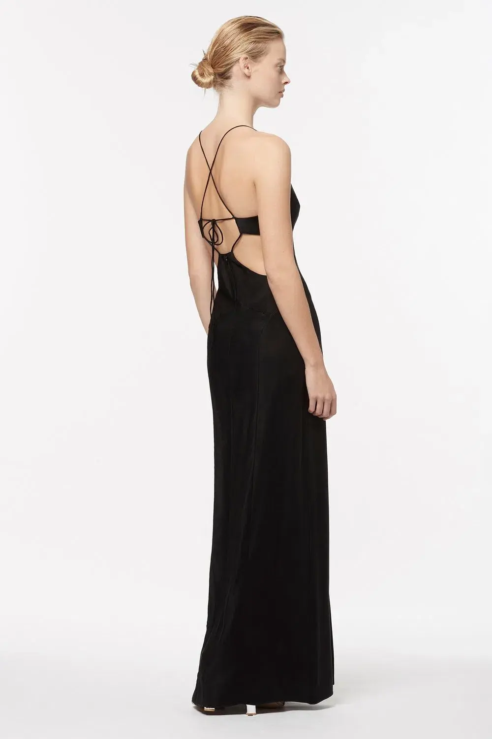 Manning Cartell Facetime Maxi Slip Dress Black Size 10  - Image 2