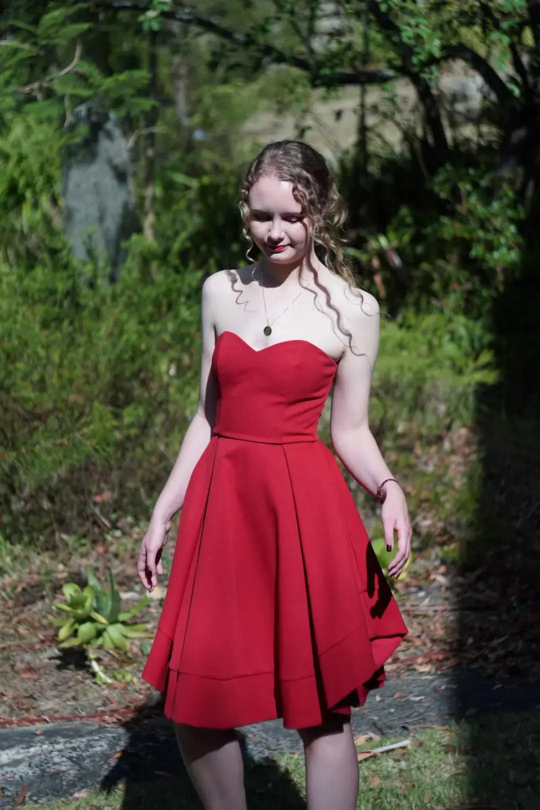 Pilgrim Midnight Chaos Dress in Red Size 6 for rent on The Volte - main image