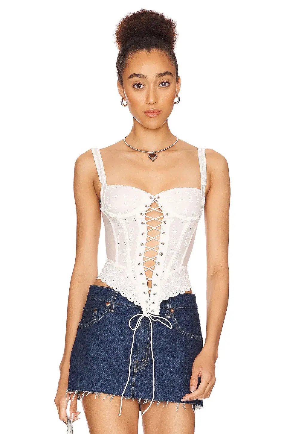 Miaou Deville Corset in White Size 8 - Image 1