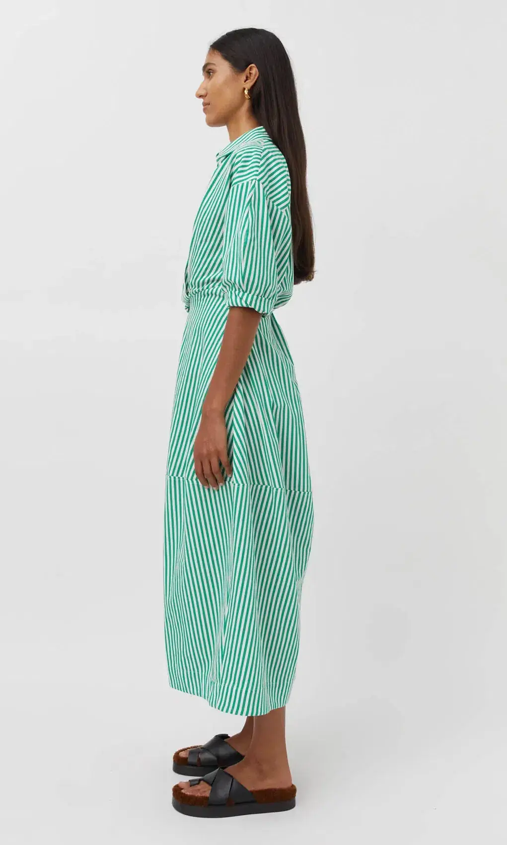 Camilla and Marc Flynn Cocoon Dress Green Size S/ Au 8 - Image 3