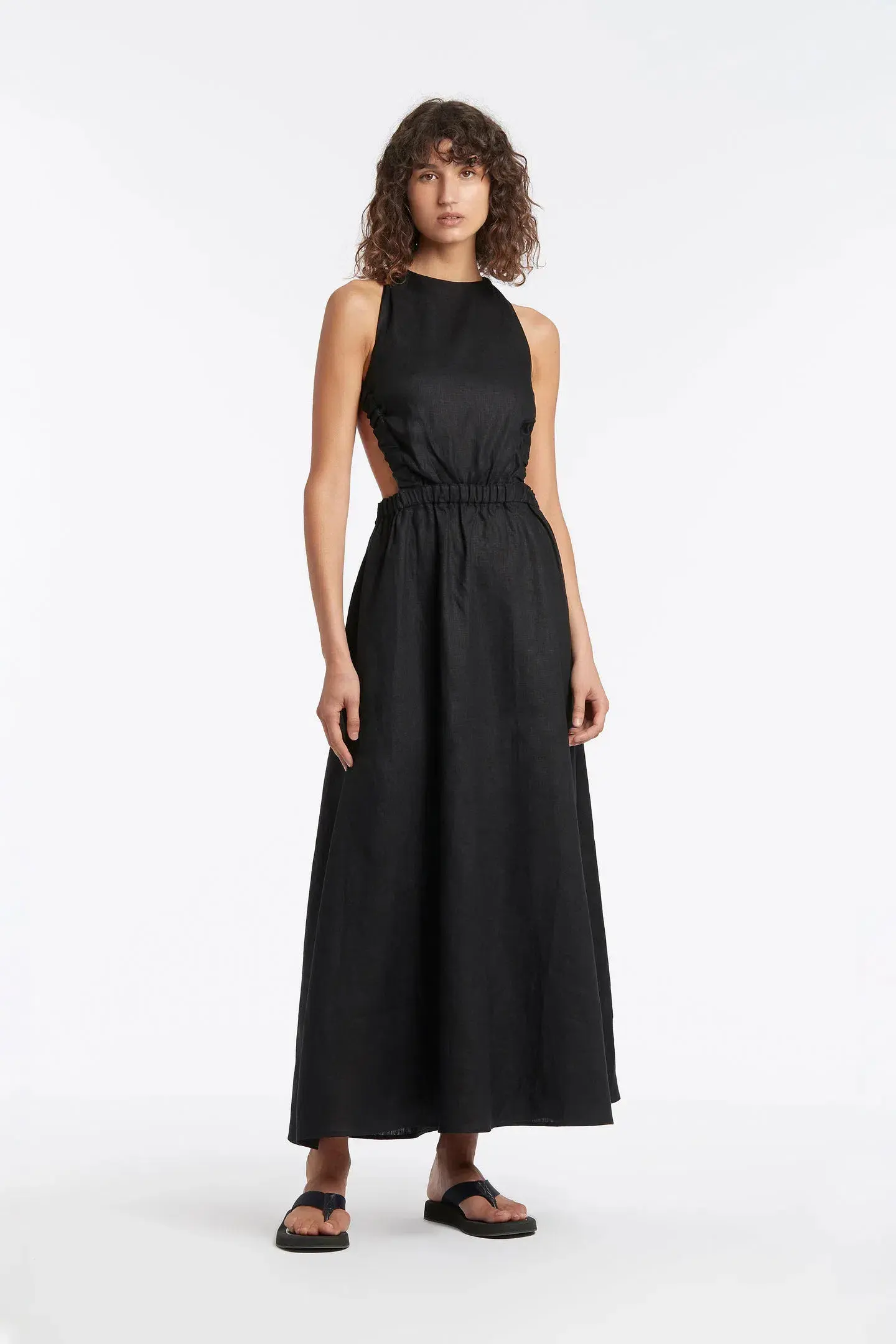Sir The Label Alena Maxi Dress Black Size 1 / AU 8 - Image 1