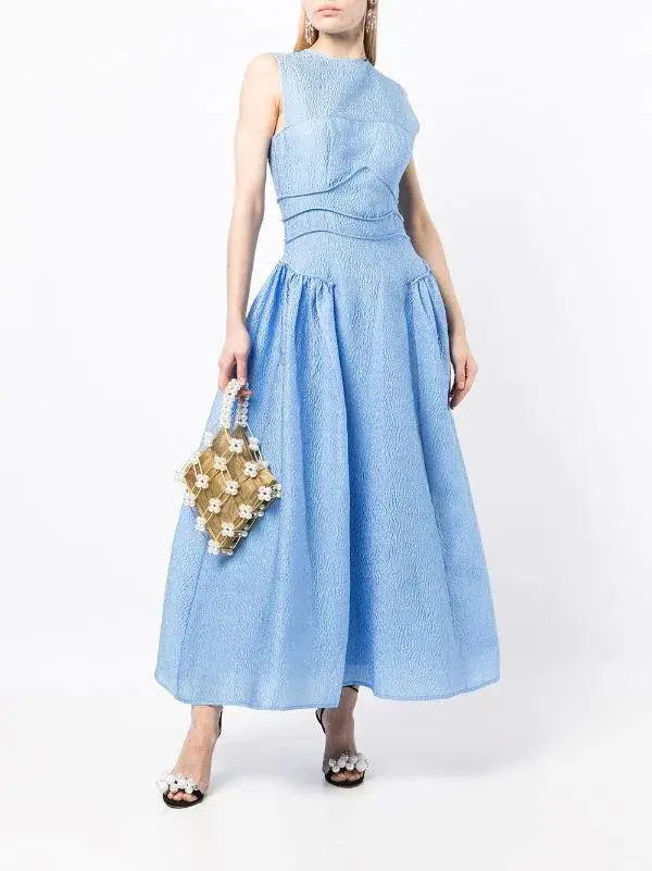 Rachel Gilbert Sophia Dress in Blue Size 3 / Au 12 - Image 1