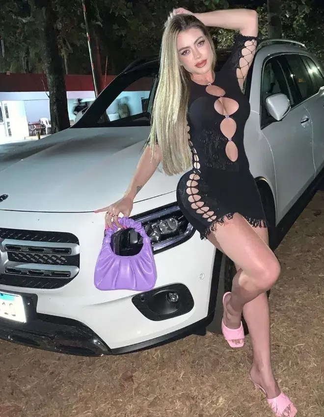 Poster Girl Floral Miranda Dress In Jet Black for rent on The Volte - main image