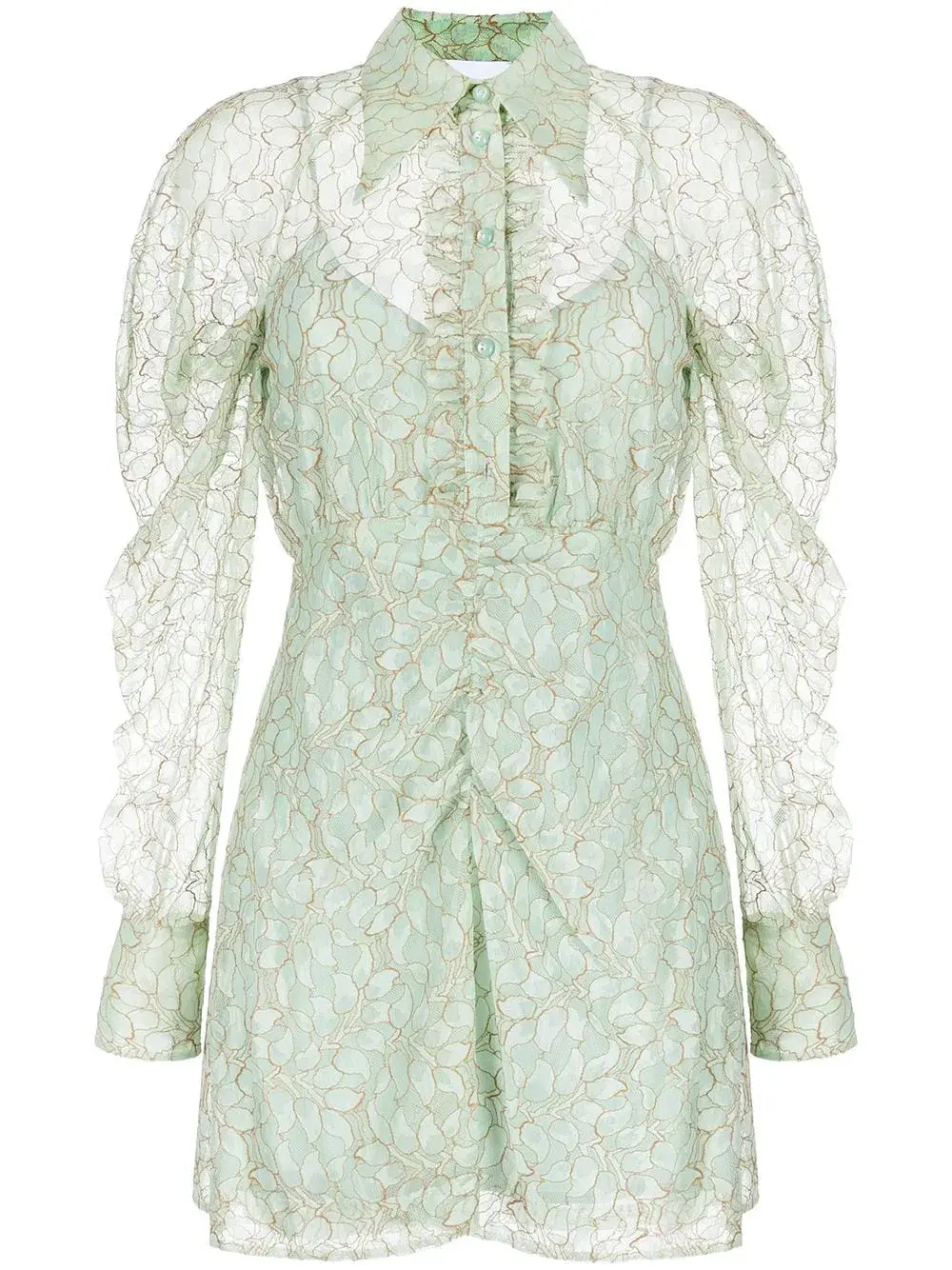 Alice McCall Moon Landing Mini Dress Lime Cream Size 12 - Image 2
