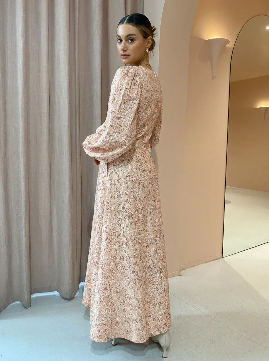 By Nicola Cher Maxi Dress In Floral Camo Size 6 for rent on The Volte - main image