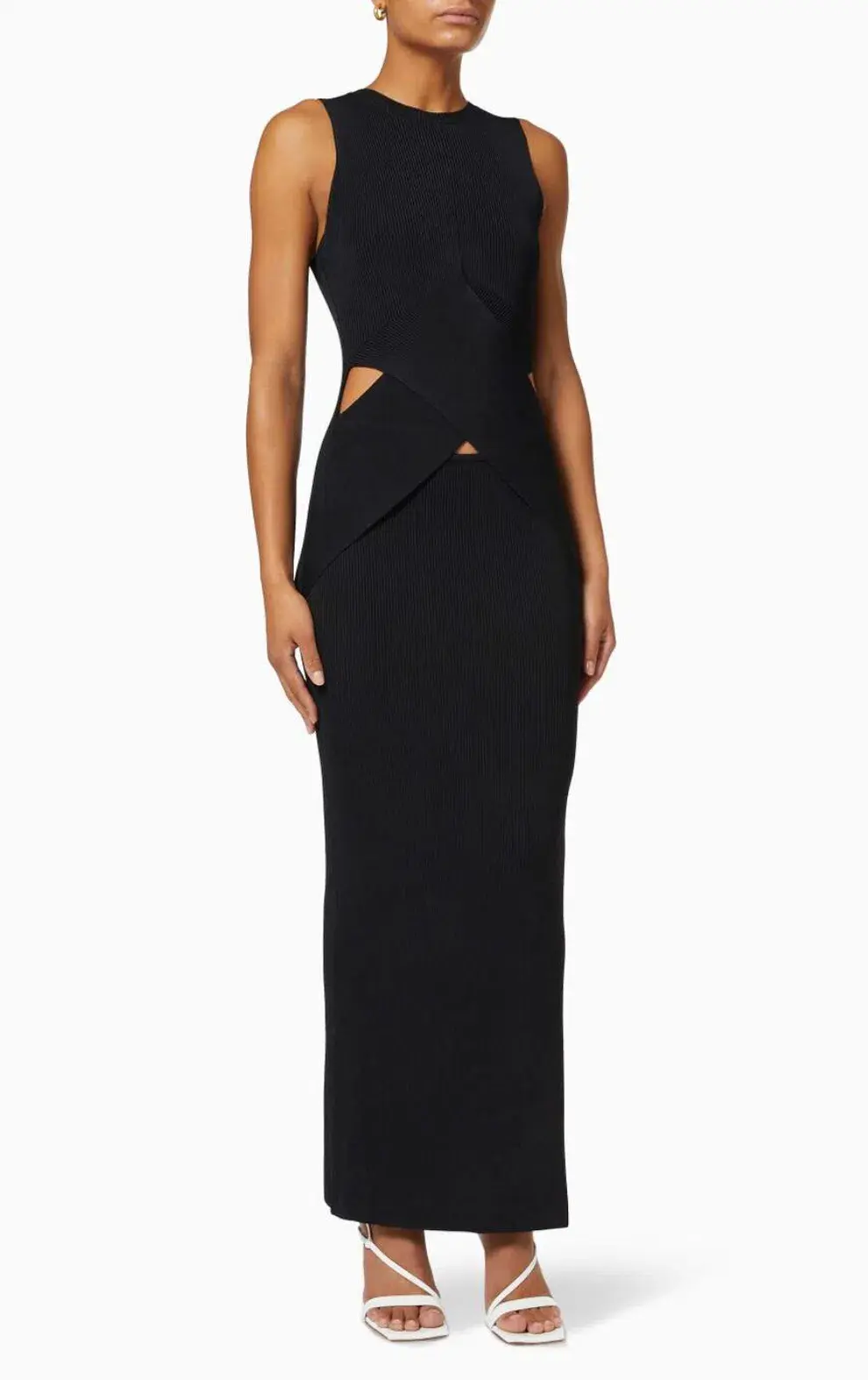 Sir the Label Kelvin Draped Dress in Black Size 1 / AU 8 - Image 6