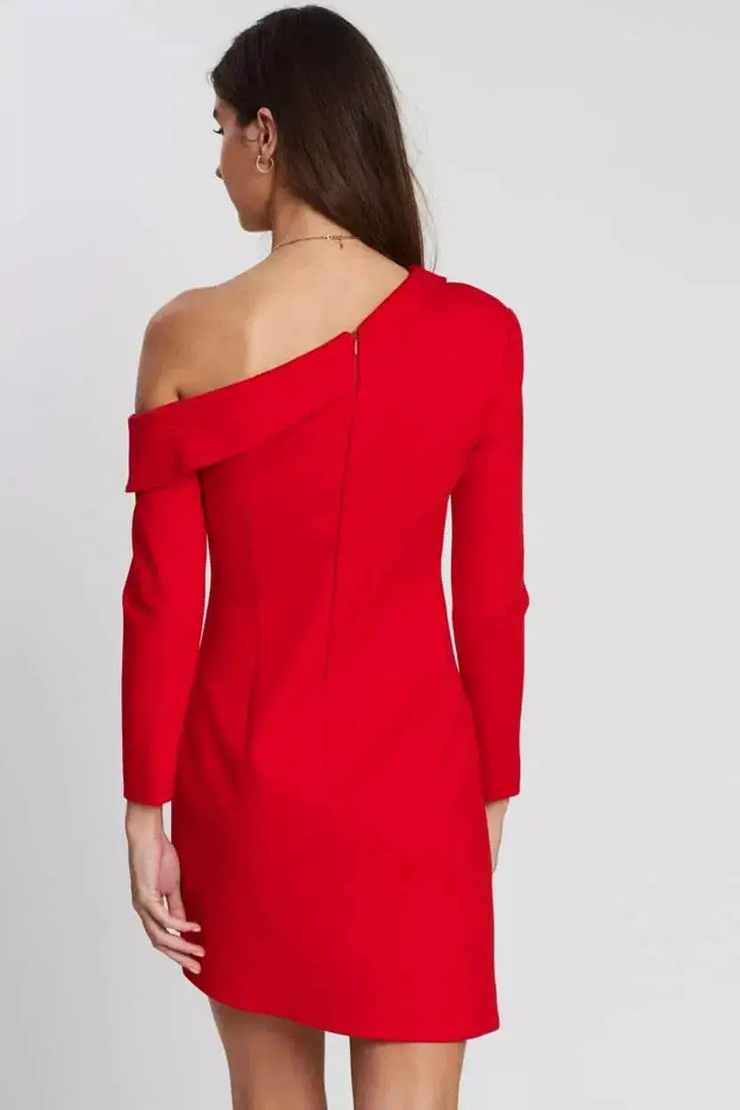 Elliatt Santino Mini Dress Red Size 6 - Image 2
