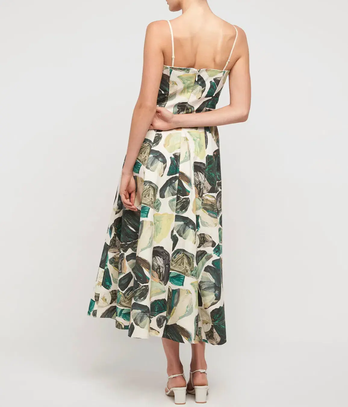 Alemais Siena Bandeau Midi Dress in Green Size 6  - Image 2