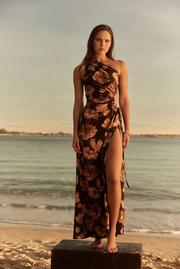 Sonya Moda Nour Marbella Maxi Dress Marbella Floral Size 10 - Image 1