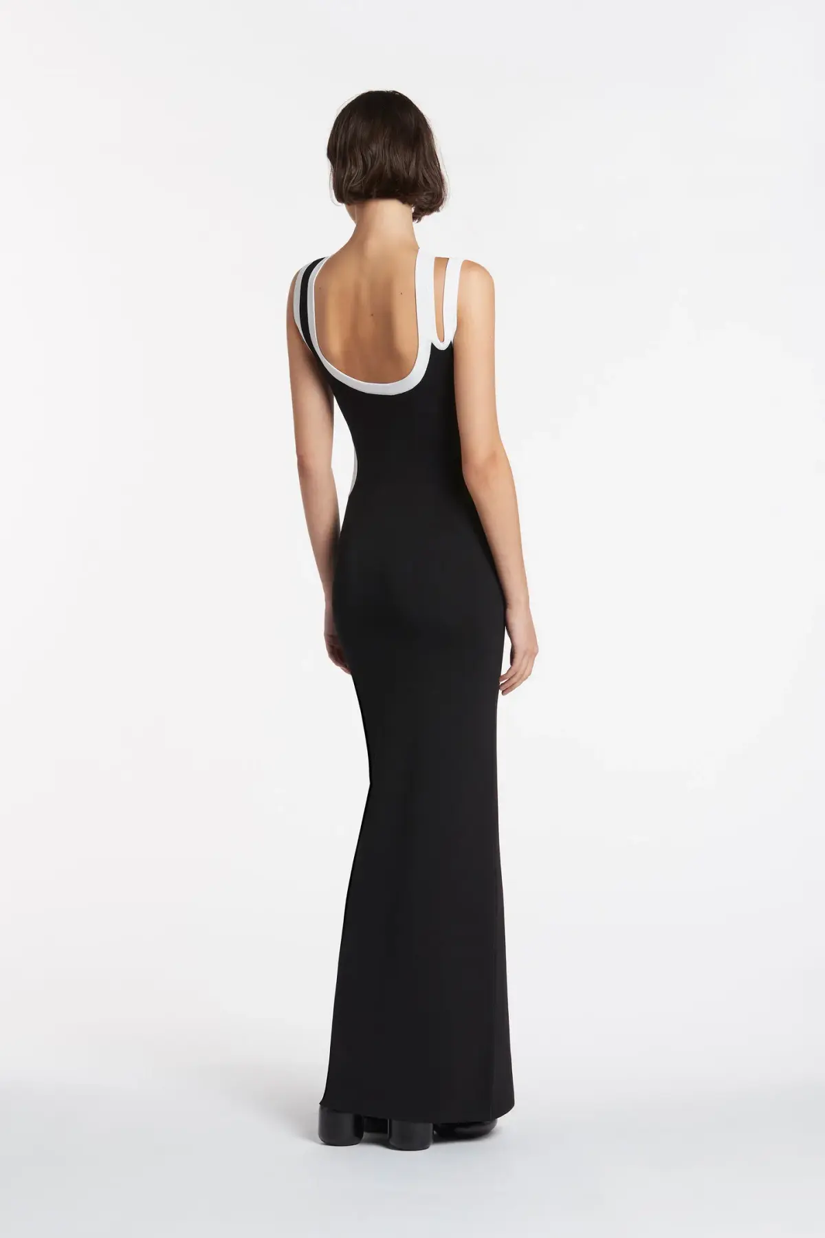 Sir the Label Evalina Cut Out Dress Black Size 0 / Au 6 - Image 4