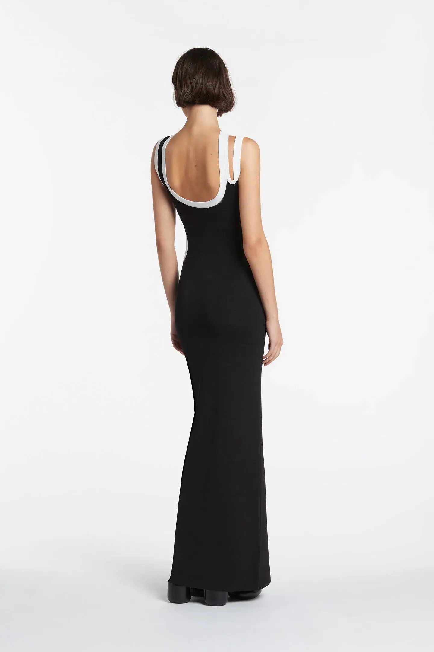 Sir the Label Evalina Cut Out Dress Black Size 0 / Au 6 - Image 4