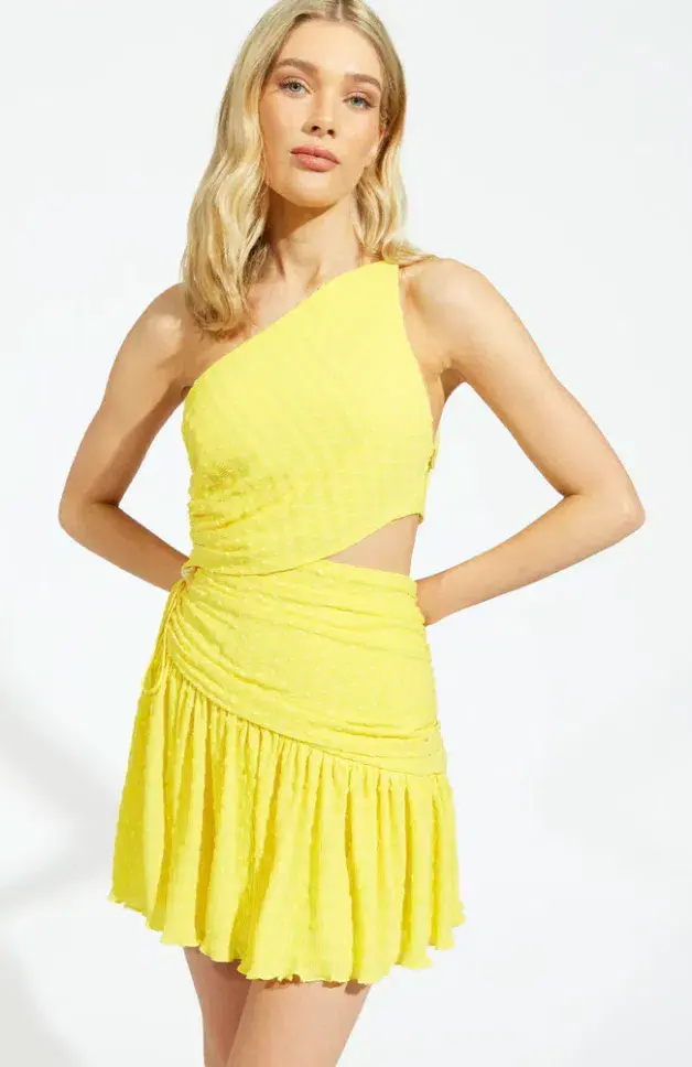 Alice McCall Lolita Mini Dress Yellow Size 12 / L - Image 2