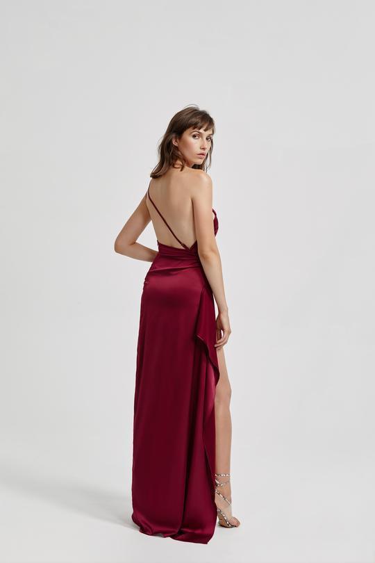 Lexi Samira Dress Burgundy size 6 - Image 4