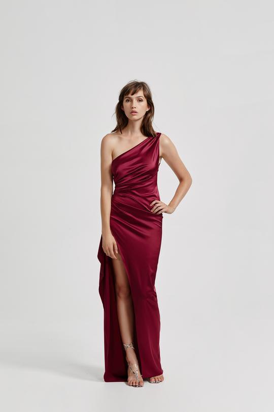 Lexi Samira Dress Burgundy size 6 - Image 2
