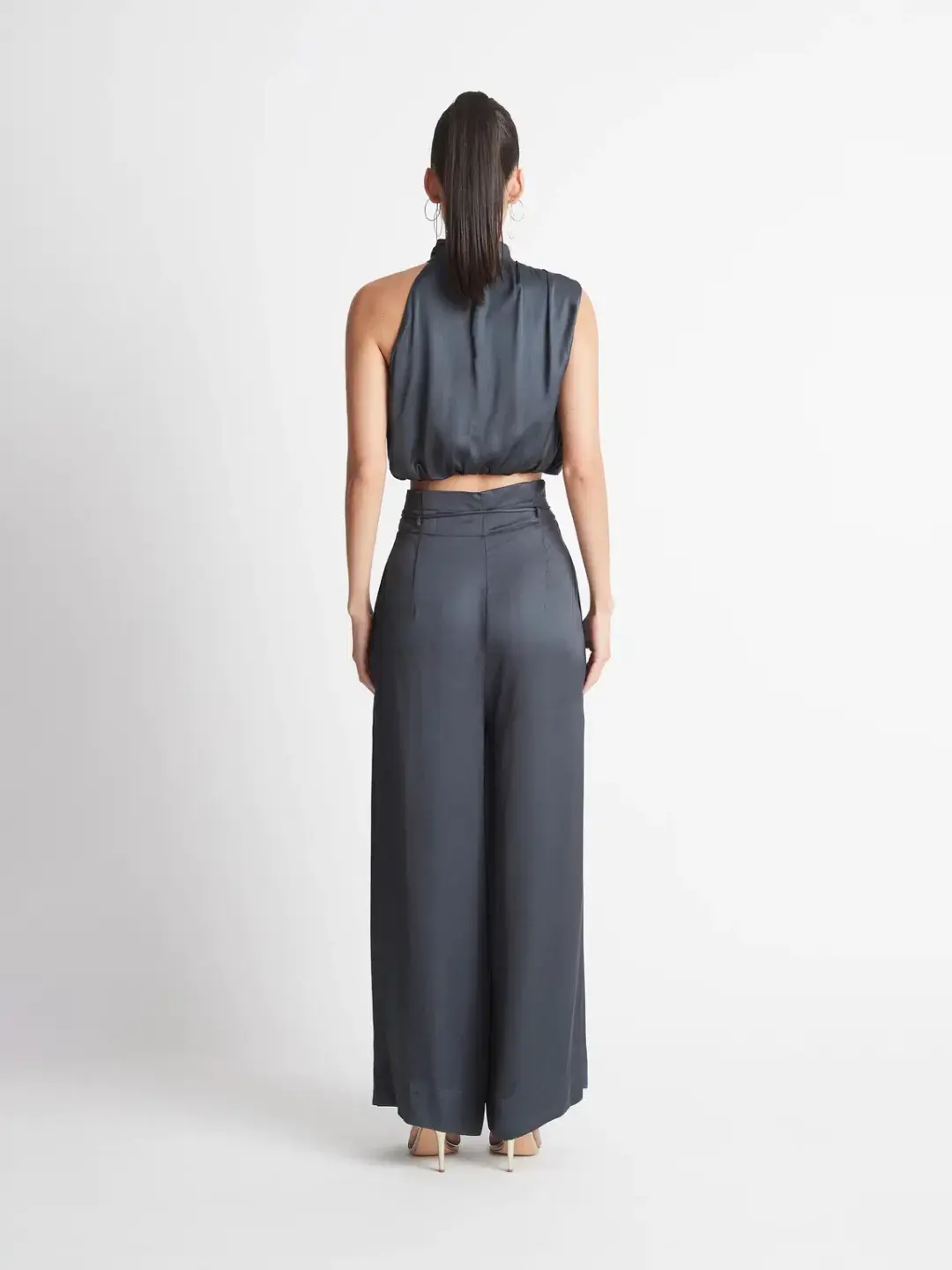 Sheike Gracie Top and Pants Set Grey Size 6 for rent on The Volte - main image