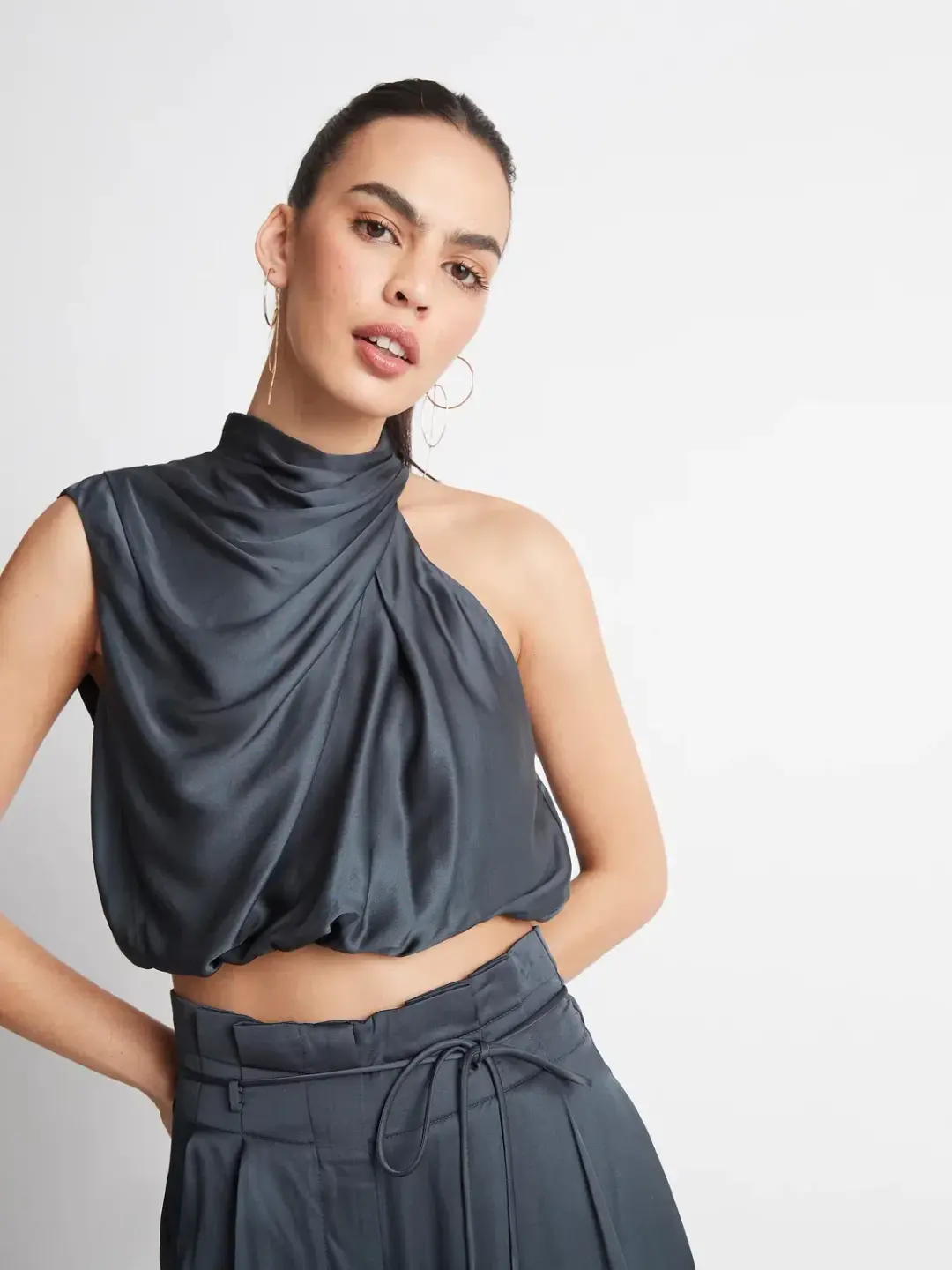 Sheike Gracie Top and Pants Set Grey Size 6 for rent on The Volte - main image