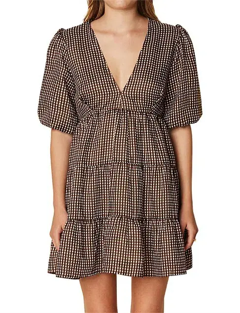 Faithfull the Brand Elmiya Mini Dress Print Size L / Au 12 - Image 4
