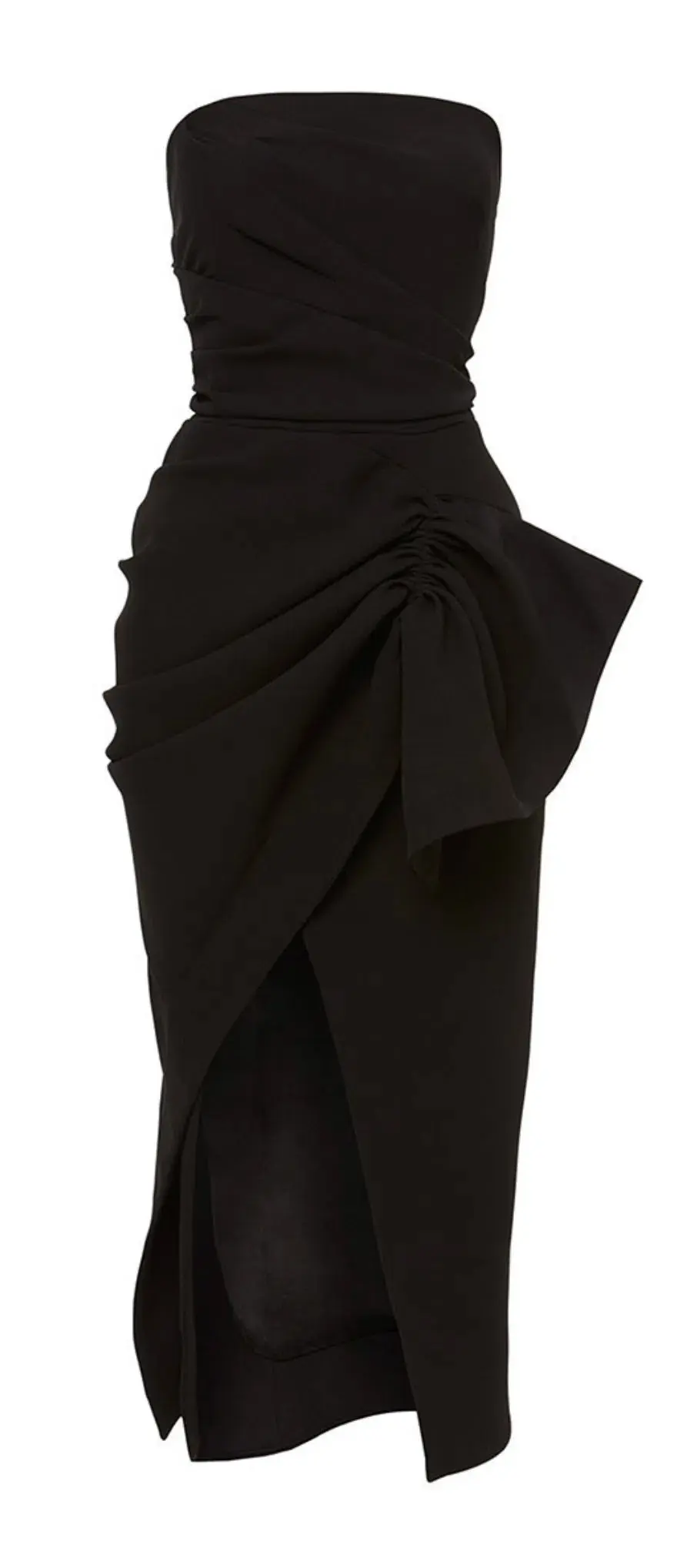 Maticevski Contoured Strapless Dress Black Size 8 - Image 1